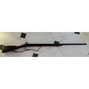 18th Century Flintlock Rifle In Original Condition