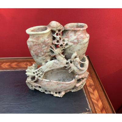 Group In Soapstone, China Nineteenth