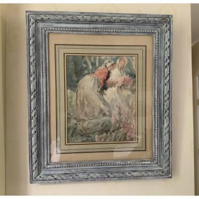 Impressionist Watercolor By Jean Nicol