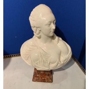 Bust In Soft Paste Of Mme Du Barry, Favorite Of Lxv