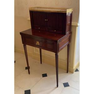 Happiness Of The Day Lxvi In Mahogany. Stamped J. Lehaene, Master In 1789