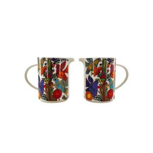 Pair Of Porcelain Pitchers, Villeroy And Boch, Acapulco Model.