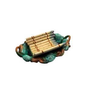 Asparagus Dish In Earthenware, Late 19th Century