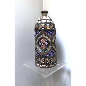 Earthenware And Metal Pot From Morocco  