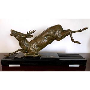 Pierre Hugonnet Bronze Large Roe Deer Known As