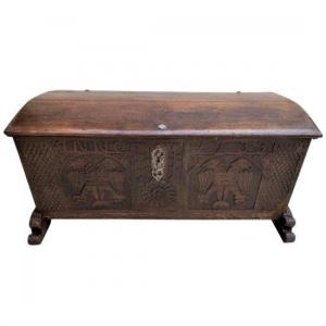 Domed Chest Anno 1733 Inscription