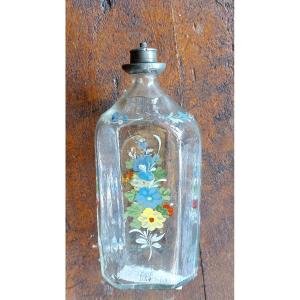 Flacon XVIIIème émaillé 