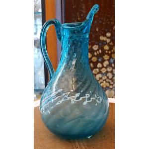 18th Century Turquoise Cider Pitcher