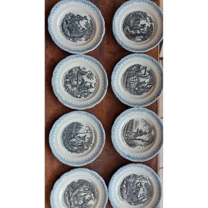 8 Plates "questioned Mr. Crakfort"