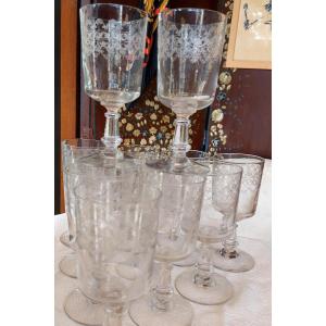 Engraved Water Glasses