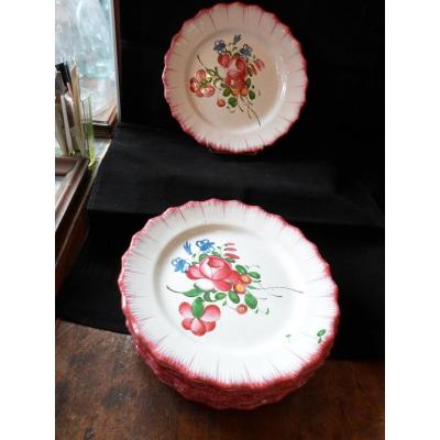 9 Plates Islettes XVIII