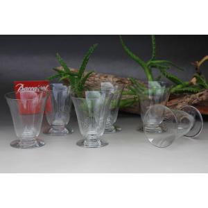 Set Of 6 Wine Glasses No. 4 In Baccarat Crystal For Christofle