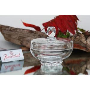 Baccarat Crystal Powder Box, Rachel Model