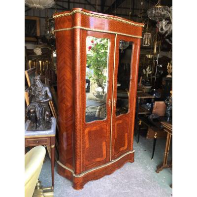 Small Wardrobe In Marquetry, Napoleon III