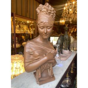 Plaster Bust Joséphine De Beauharnais 