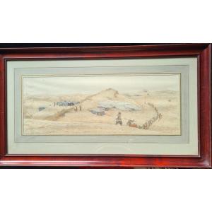 Framed Drawing By Georges Paul Leroux (1877 -1954)