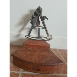 Victorian Marine Octant Ebony And Ivory