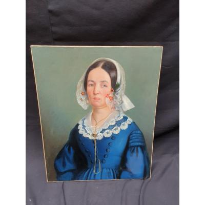 Hst Portrait Of Woman XIX Eme