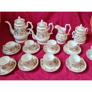 Coffee And Tea Service In Old Paris Late XIX Eme