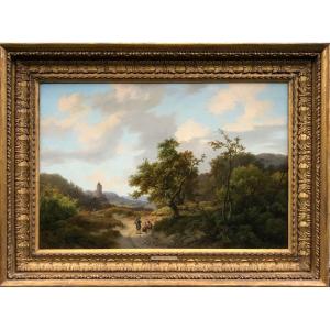 Marinus Adrianus Koekkoek (1807 - 1868) "forest Landscape"