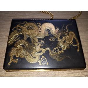 Powder Compact In The Style Of Komai, Meiji Era Japan