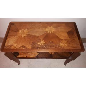 Gallé Art Nouveau Coffee Table