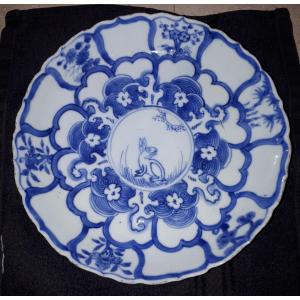 Chinese Blue And White Ko-sometsuke Plate, Ming Dynasty China
