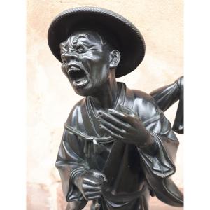 Large Bronze Okimono, By Atsuyoshi For The Maruki Company
