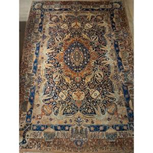 Handmade Persian Kashmar Oriental Rug, Iran Circa 1970