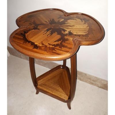 Majorelle Au Chardon Pedestal Table