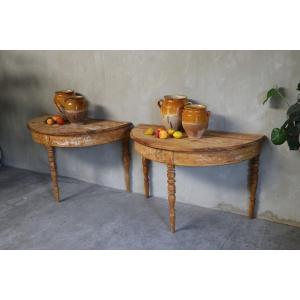 Pair Of Swedish Consoles