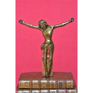 Bronze Christ - Corpus Christi - 16th Century Haute Epoque Crucifix Sculpture Religion 16