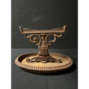 Cast Iron Foot Scraper - 19th Century 