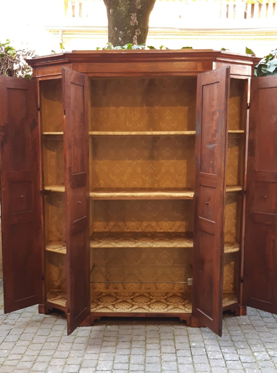 Armadio credenza antico a 4 ante lombardo del '700-photo-3