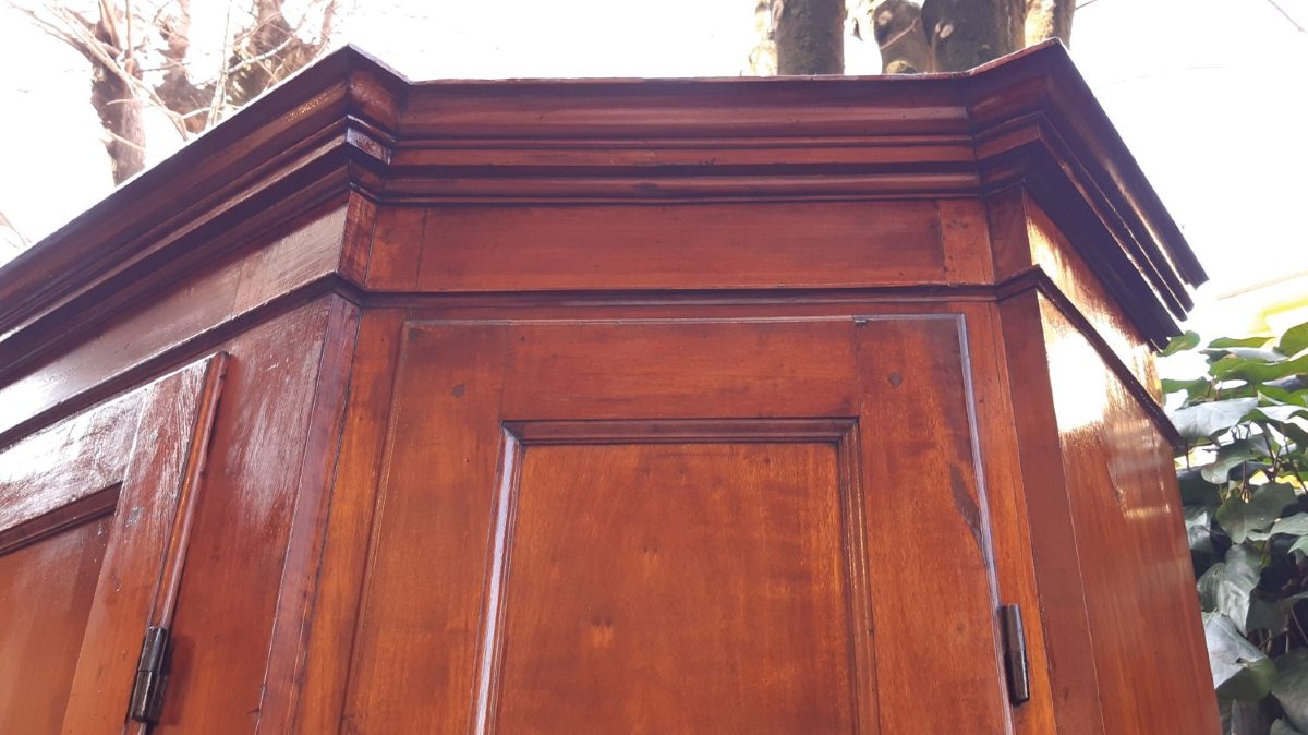 Armadio credenza antico a 4 ante lombardo del '700-photo-6