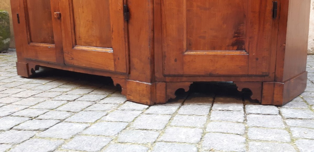 Armadio credenza antico a 4 ante lombardo del '700-photo-8