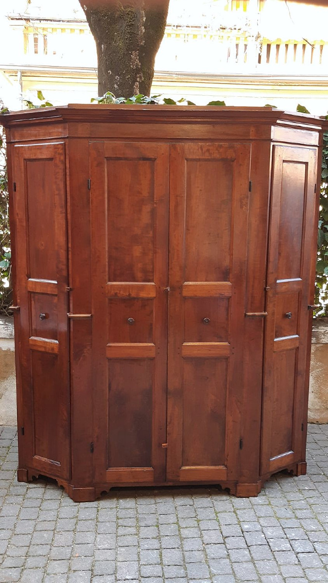 Armadio credenza antico a 4 ante lombardo del '700