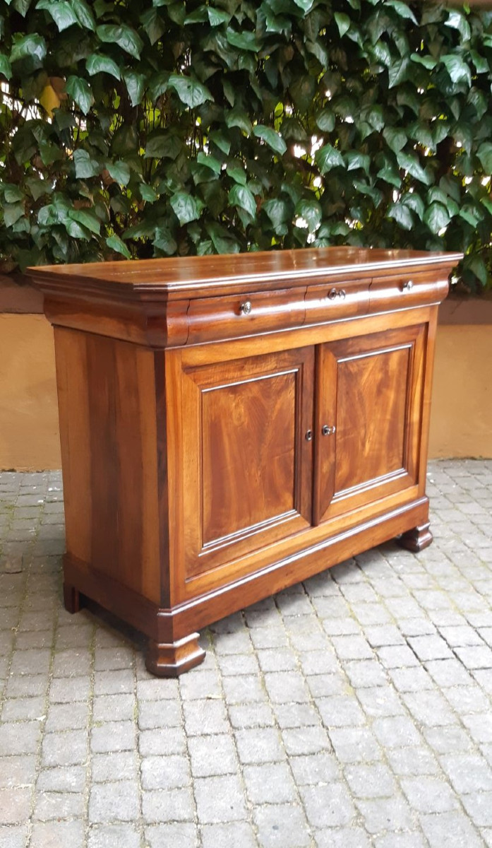 Credenza antica Luigi Filippo cappuccina con gola