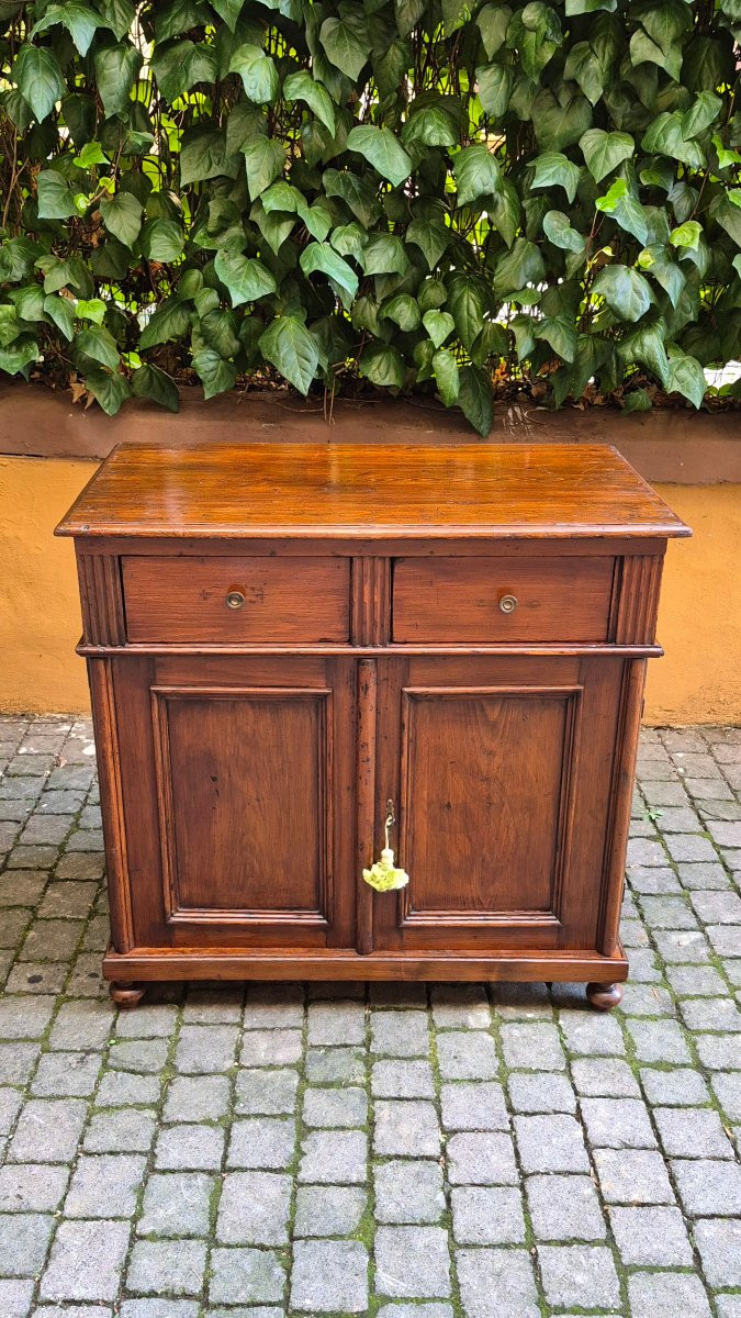 Credenza piccola antica dell'800 in pino-photo-1