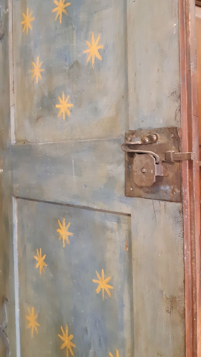 Credenza armadio da sacrestia antica lombarda del '700-photo-2