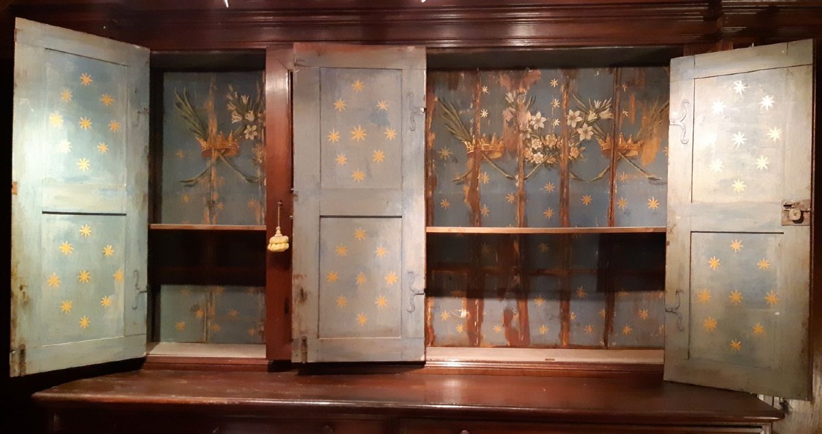 Credenza armadio da sacrestia antica lombarda del '700-photo-7