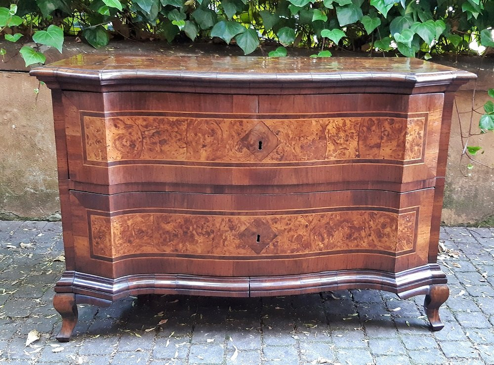 Coppia comò antichi mossi Luigi XV-photo-1