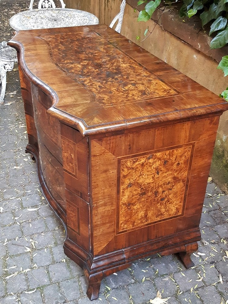 Coppia comò antichi mossi Luigi XV-photo-3