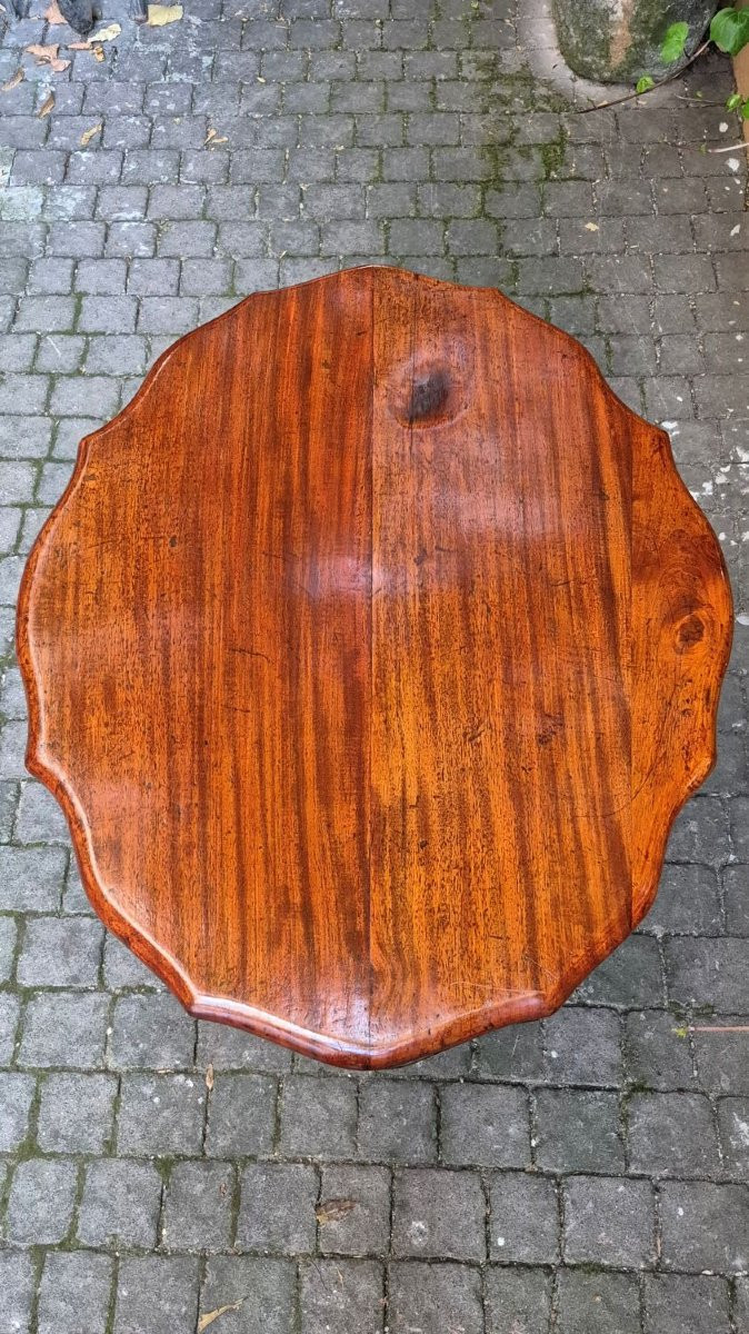 Tavolino antico Luigi Filippo da salotto in mogano-photo-4