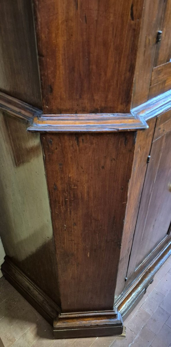 Credenza sacrestia antica a doppiocorpo modenese-photo-1