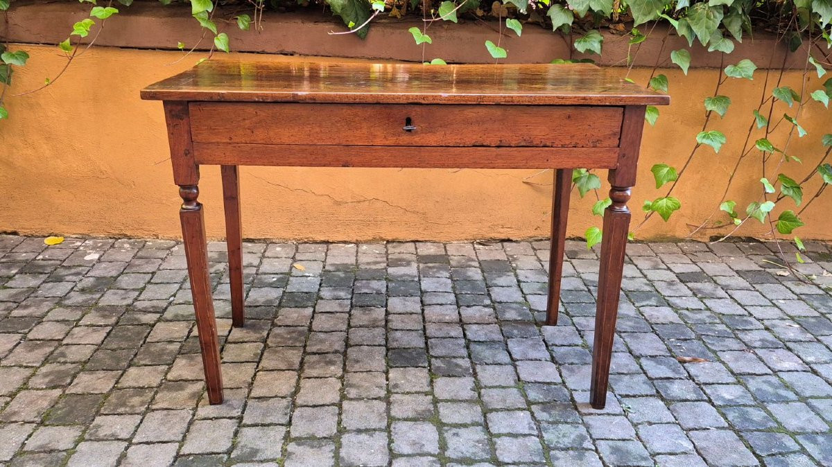 Tavolino scrittoio antico emiliano Luigi XVI del '700-photo-1