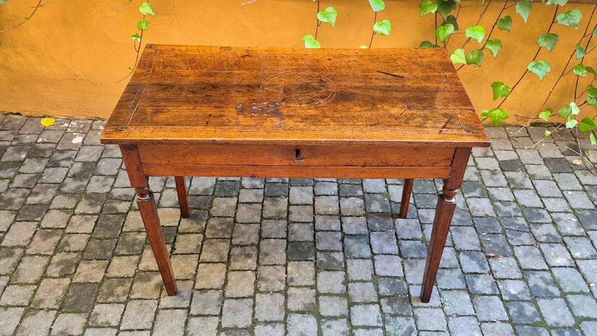 Tavolino scrittoio antico emiliano Luigi XVI del '700-photo-2