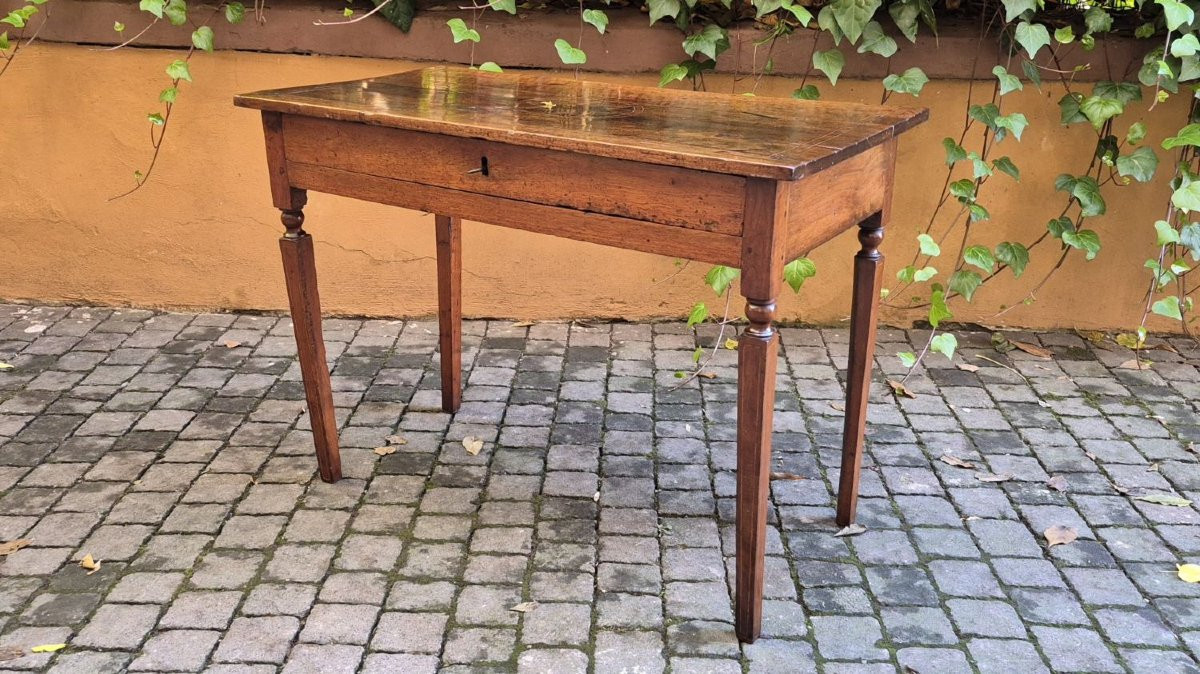 Tavolino scrittoio antico emiliano Luigi XVI del '700-photo-4
