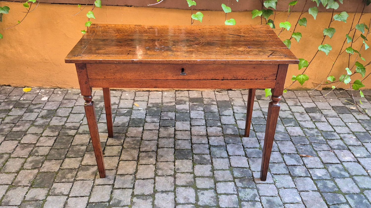 Tavolino scrittoio antico emiliano Luigi XVI del '700