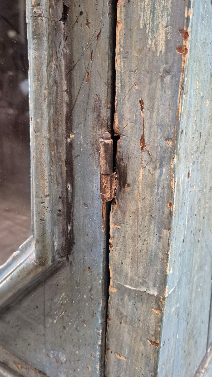 Libreria vetrina antica veneziana laccata dell'800-photo-7
